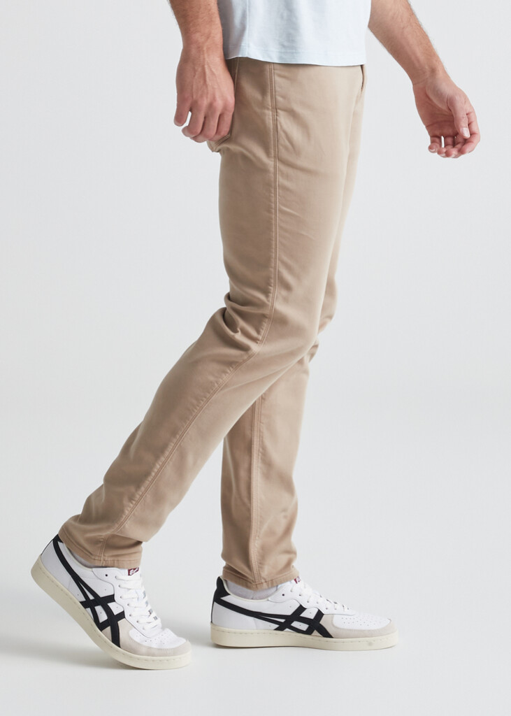 DU/ER - No Sweat Pant Slim - desert khaki