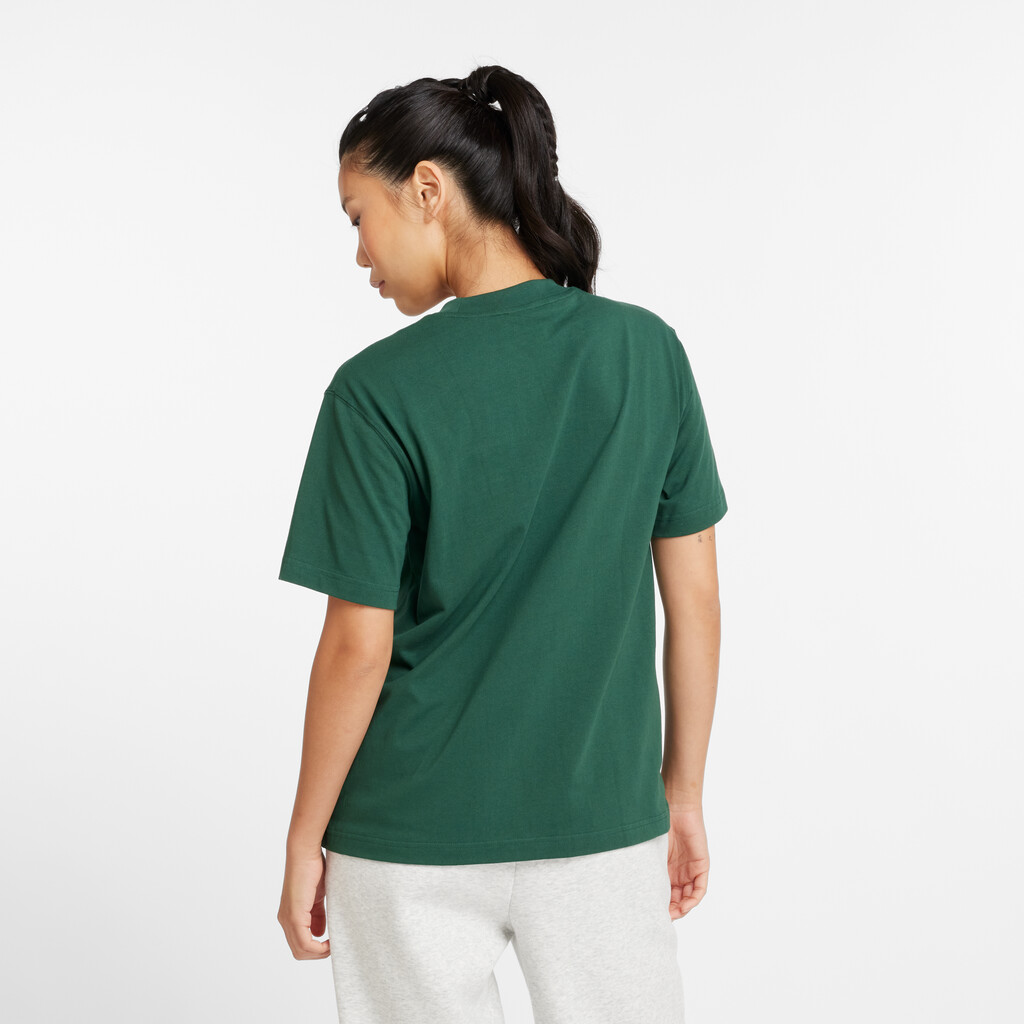 New Balance - W Athletics Oversized Crest T-Shirt - nightwatch green