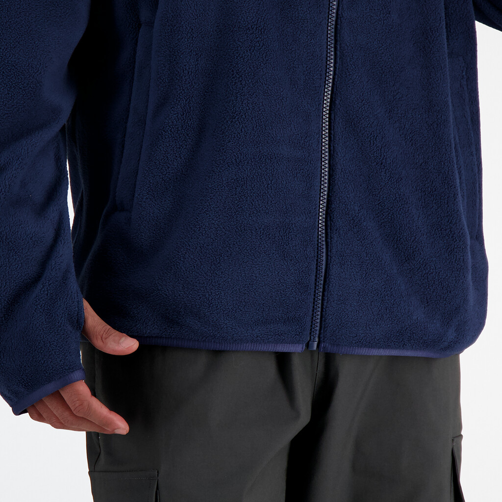 New Balance - Polar Fleece Hooded Jacket - nb navy