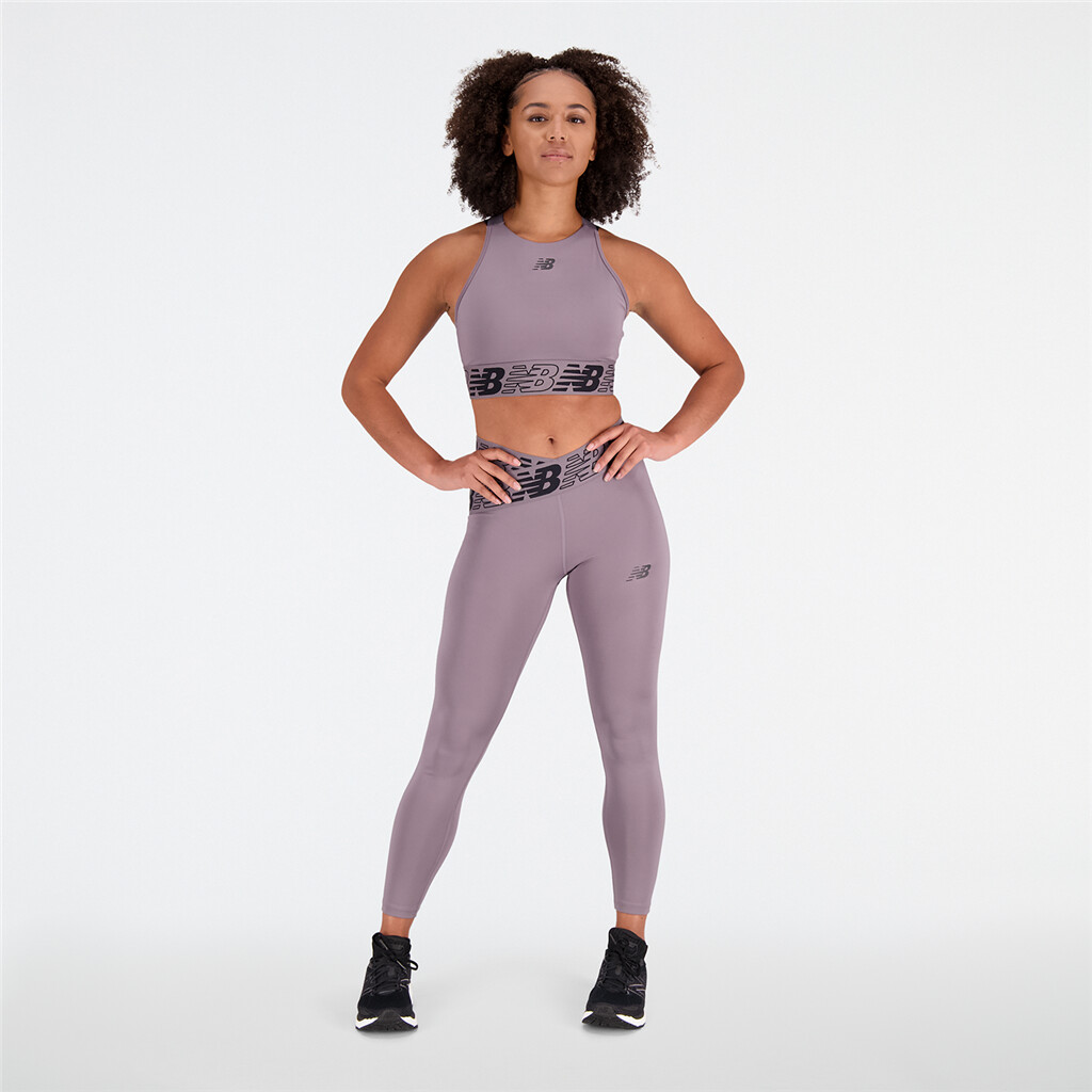 New Balance - W Relentless Crop Bra - zinc