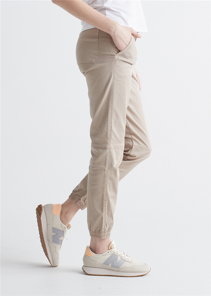 DU/ER - W Live Free High Rise Jogger - almond