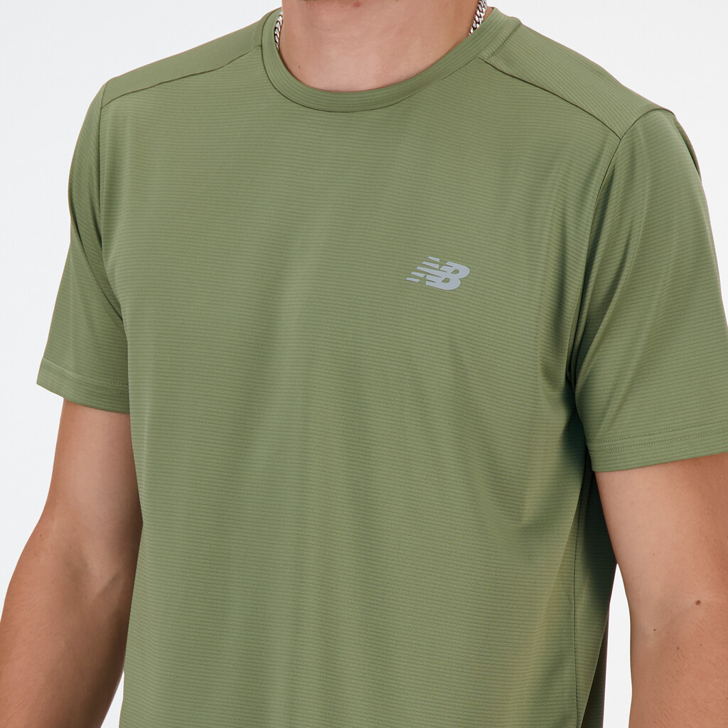 New Balance - Sport Essentials Run T-Shirt - dark olivine