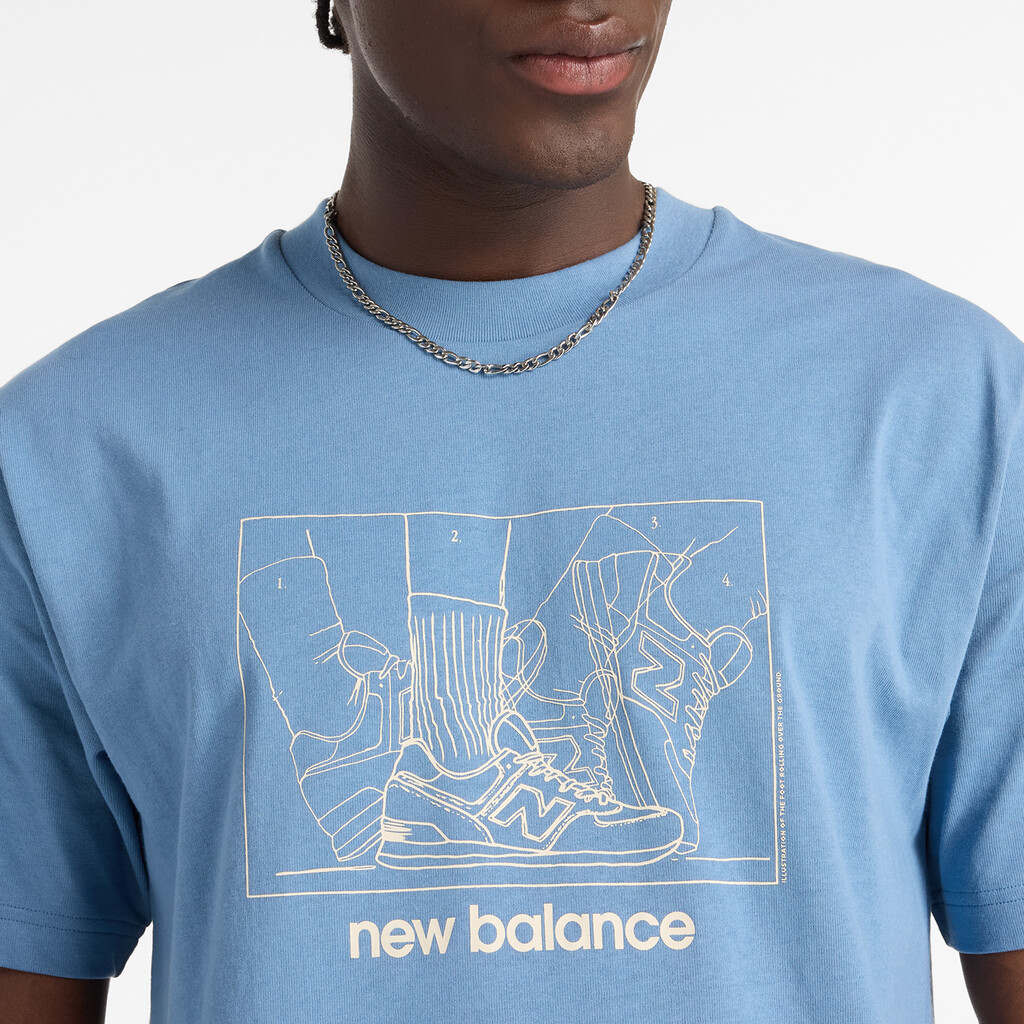 New Balance - Athletics Relaxed Science T-Shirt - heron blue