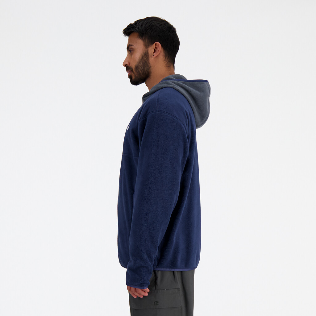 New Balance - Polar Fleece Hooded Jacket - nb navy