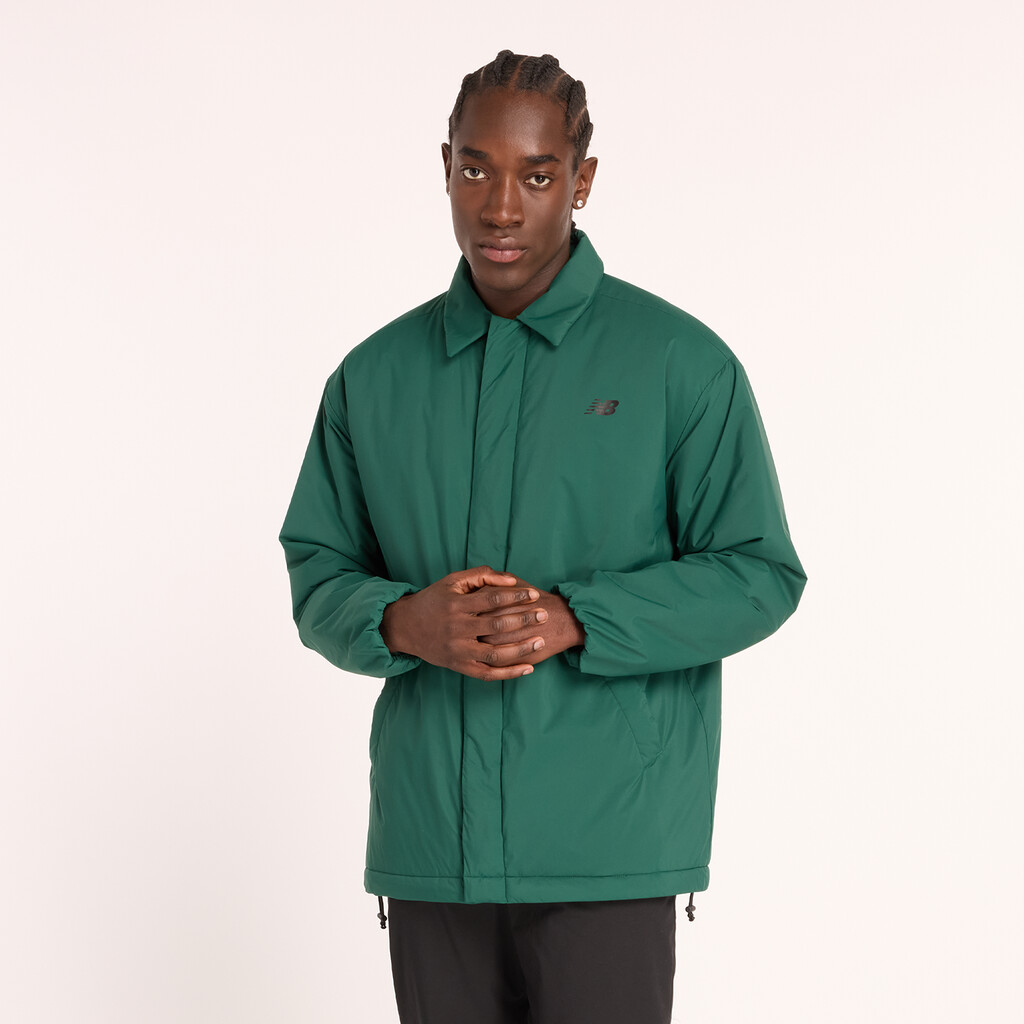 New Balance - Coaches Jacket - nightwatch green