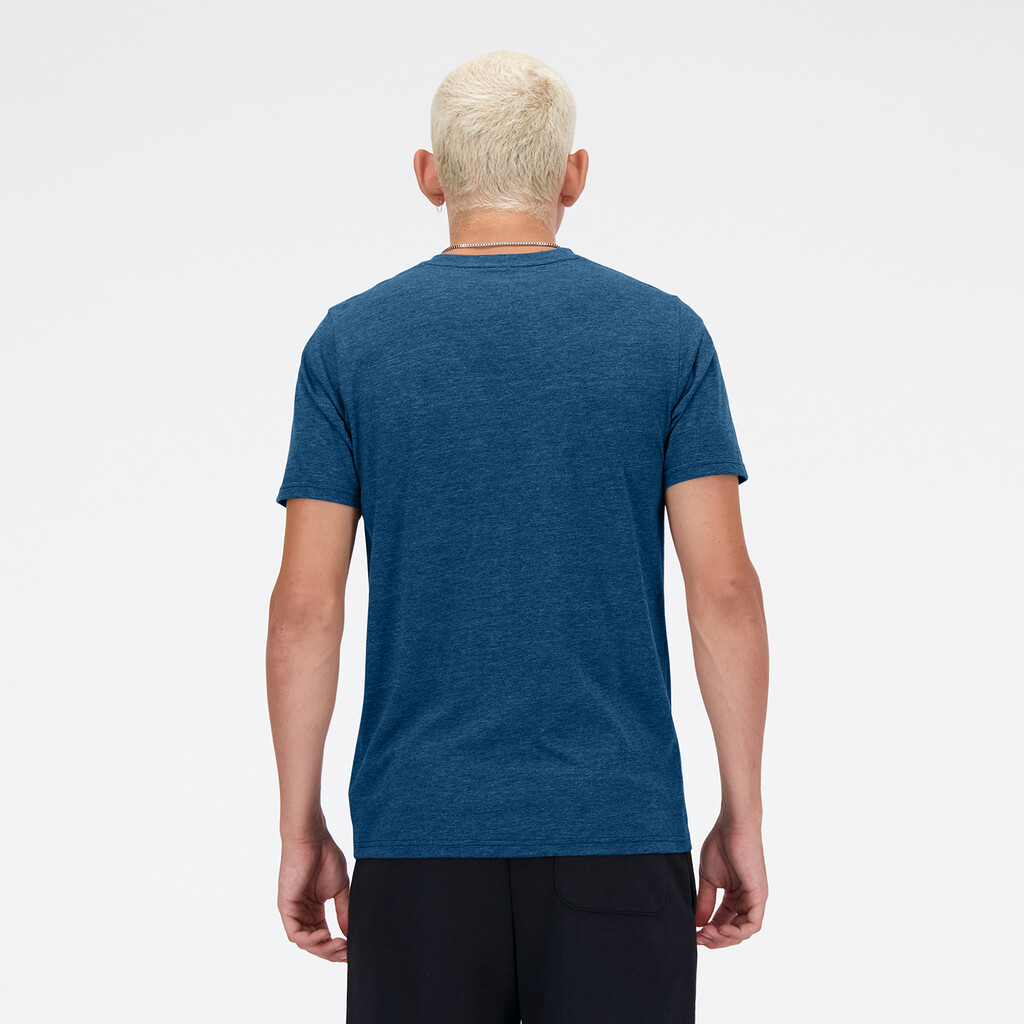 New Balance - Sport Essentials Heathertech T-Shirt - blue agate heather