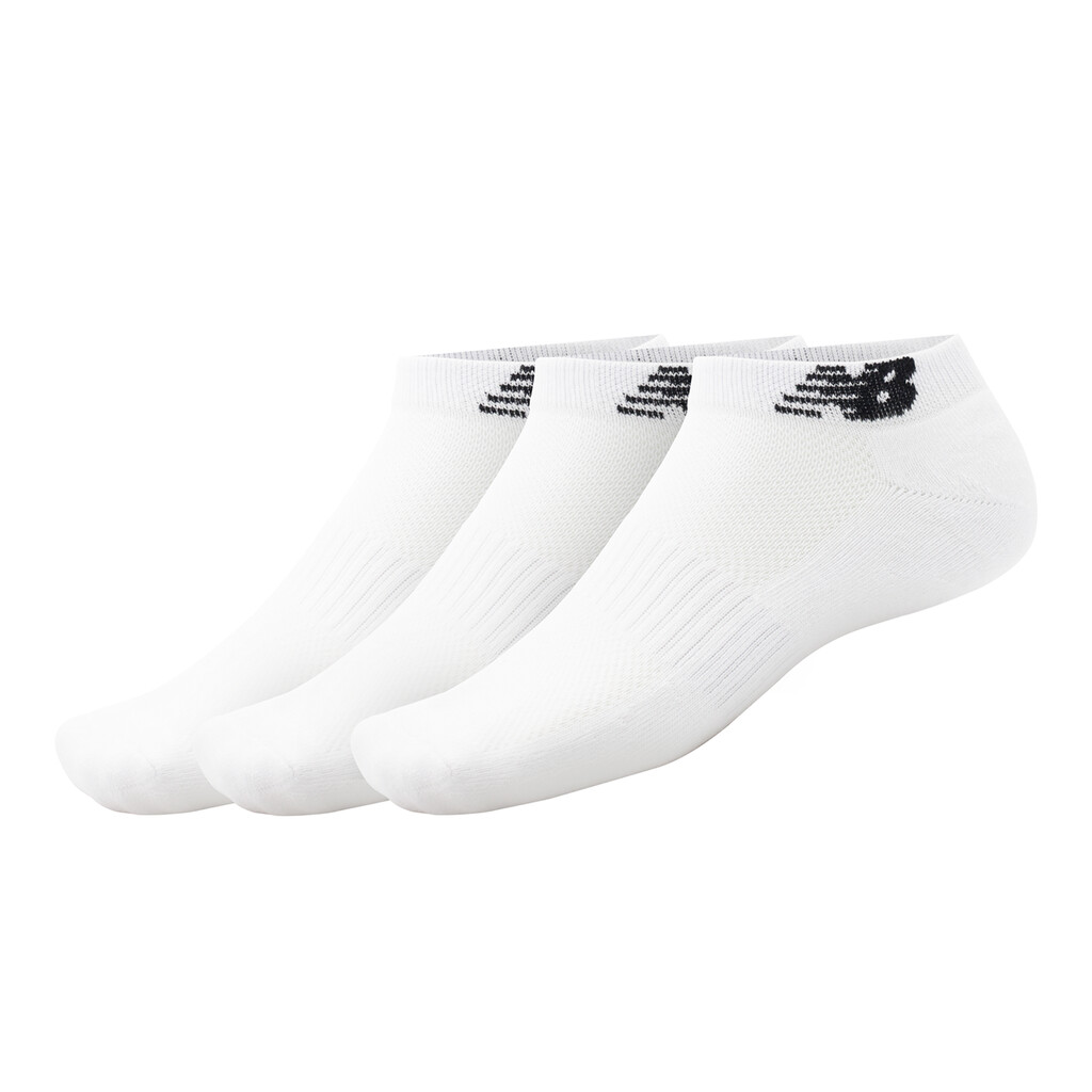 New Balance - Unisex Response Performance No Show Socks 3 Pack - white