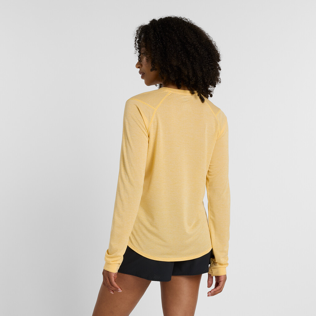 New Balance - W NB Athletics Long Sleeve - clementine heather