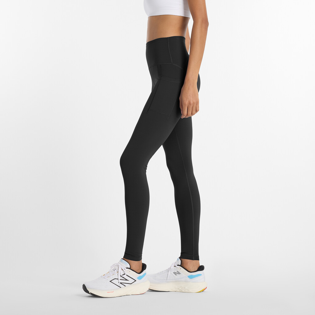 New Balance - W NB Sleek Pocket High Rise Legging 27" - black