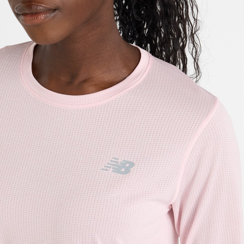 New Balance - W NB Athletics Long Sleeve - rose sugar heather