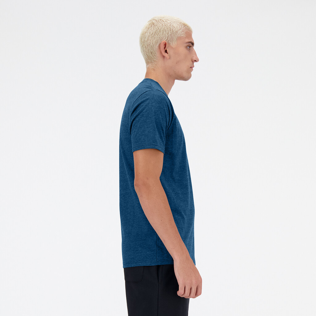 New Balance - Sport Essentials Heathertech T-Shirt - blue agate heather