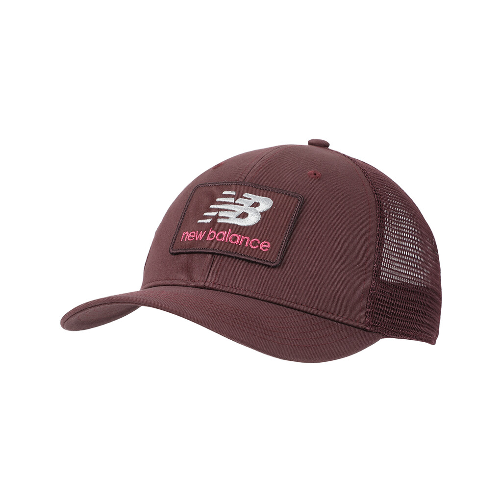 New Balance - Stacked Patch Logo Trucker - faded plum