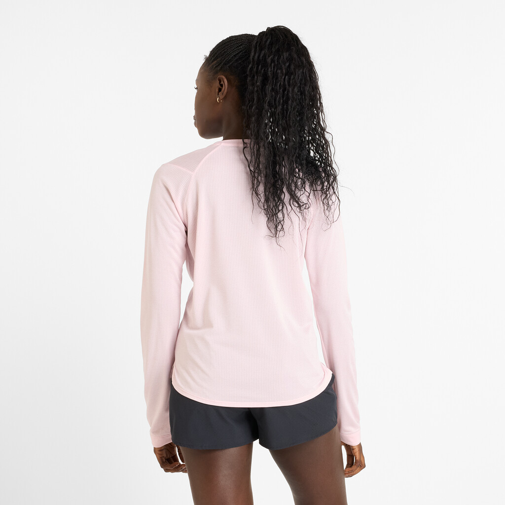 New Balance - W NB Athletics Long Sleeve - rose sugar heather