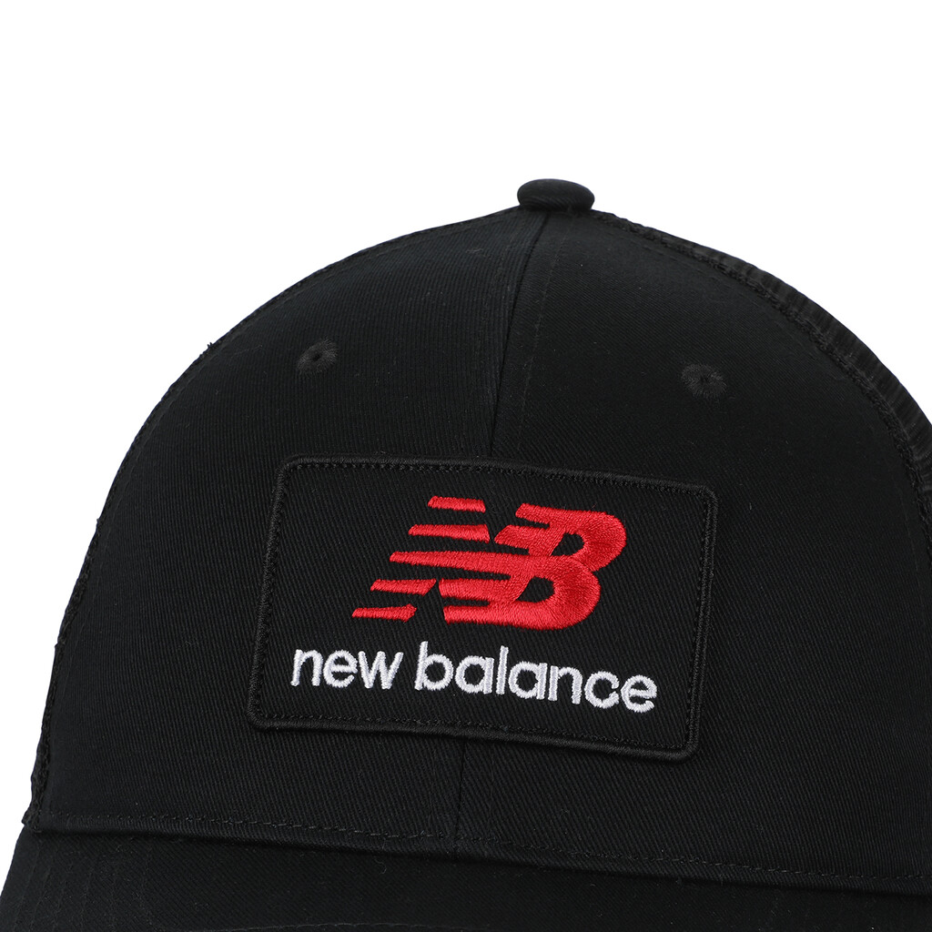 New Balance - Stacked Patch Logo Trucker - black