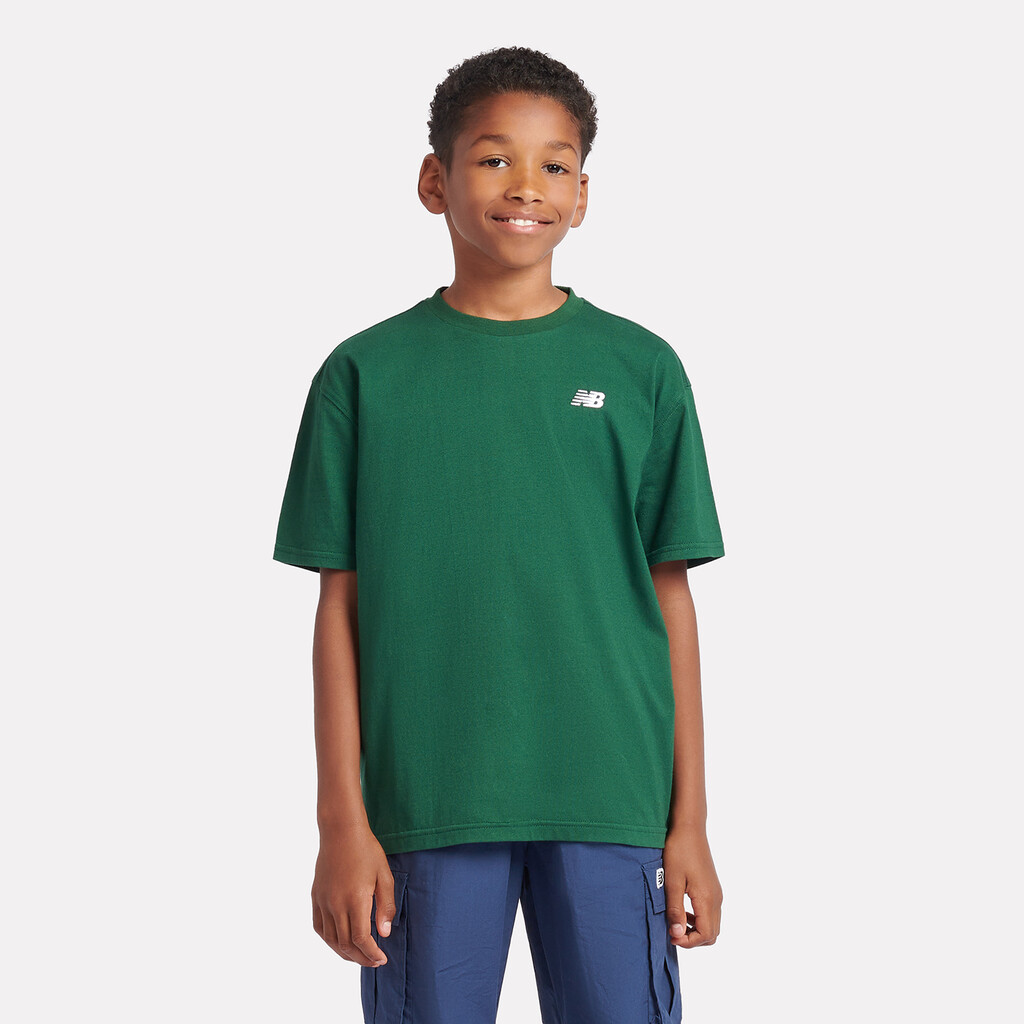 New Balance - B New Balance Jersey Small Logo Tee - nightwatch green