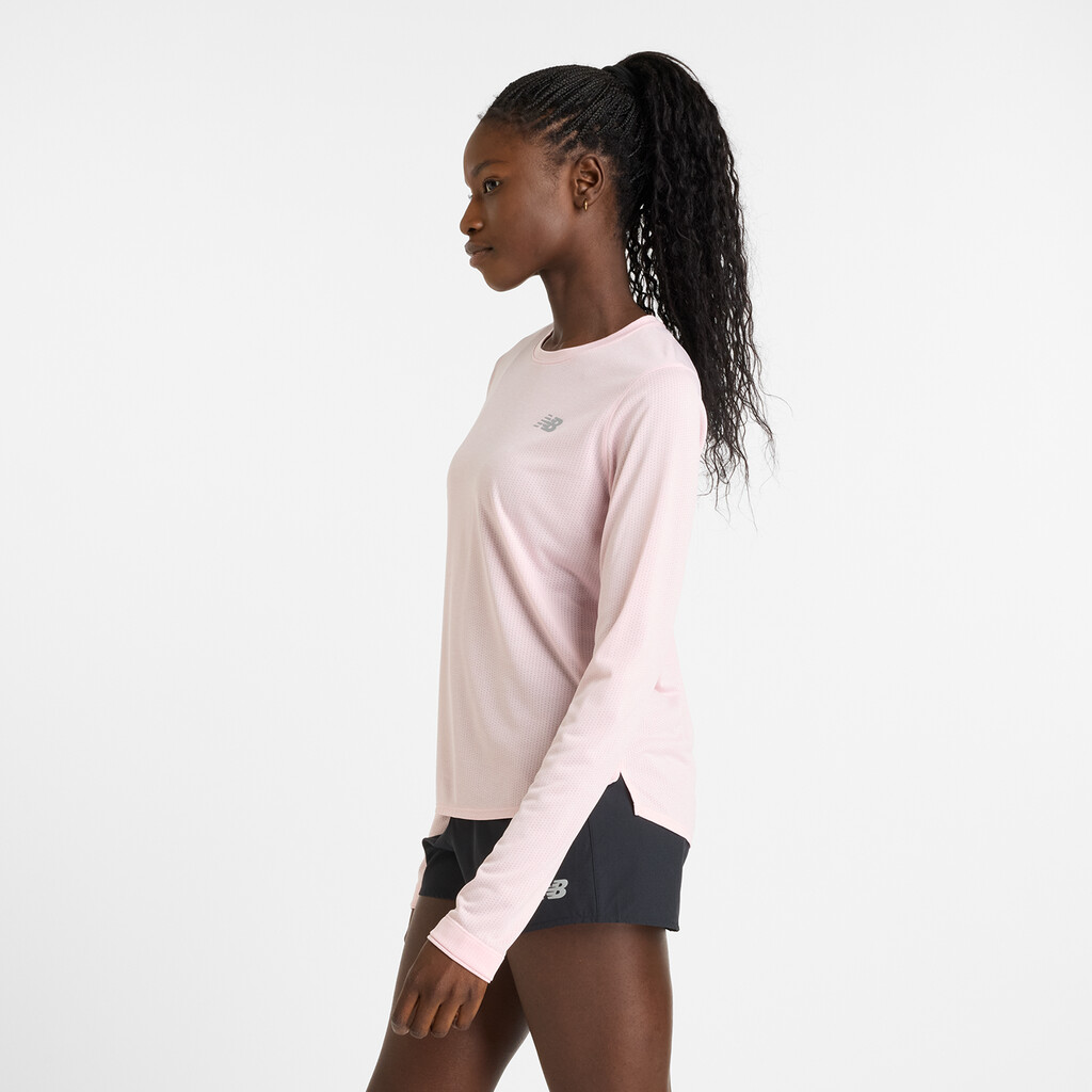 New Balance - W NB Athletics Long Sleeve - rose sugar heather