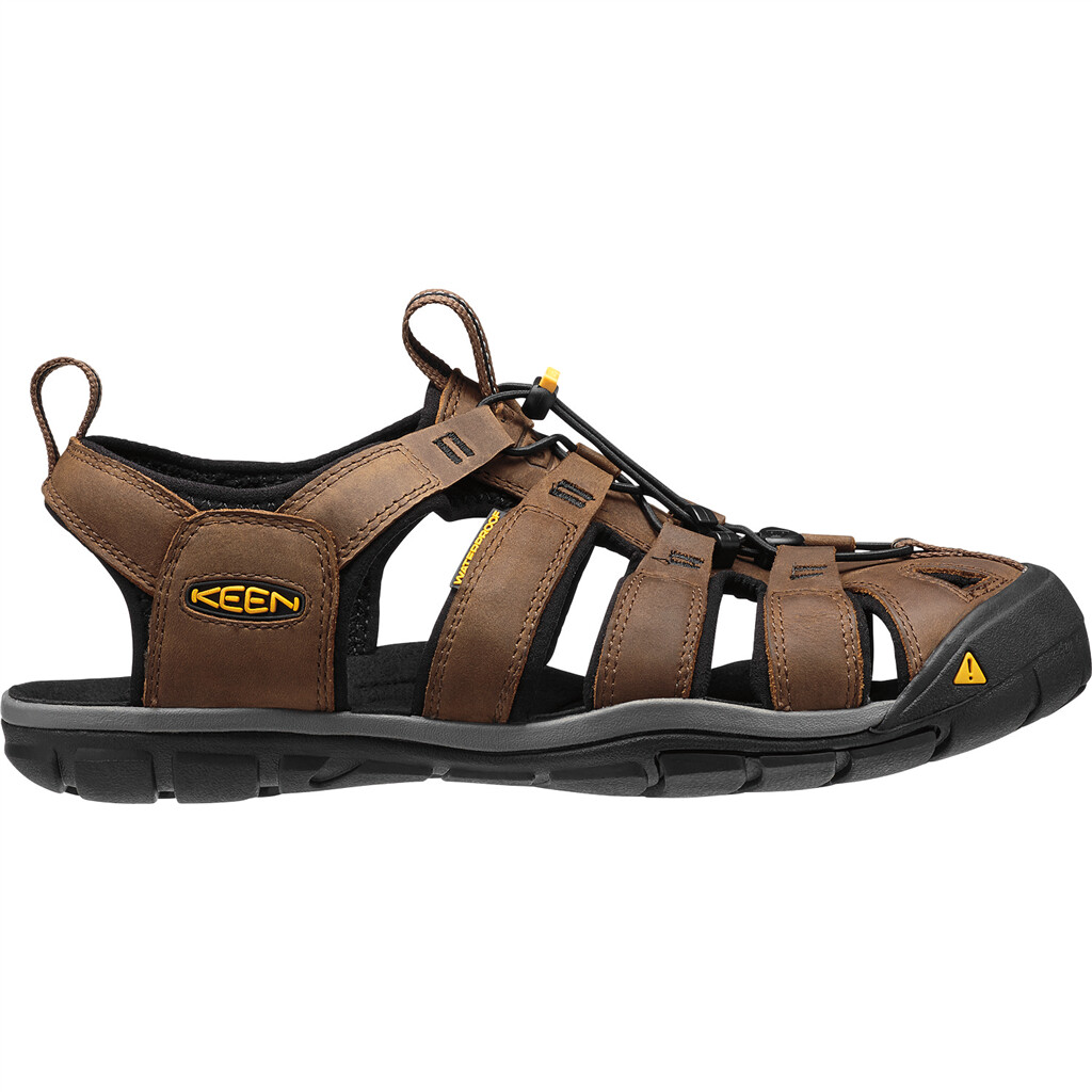 KEEN - M Clearwater CNX Leather - dark earth/black