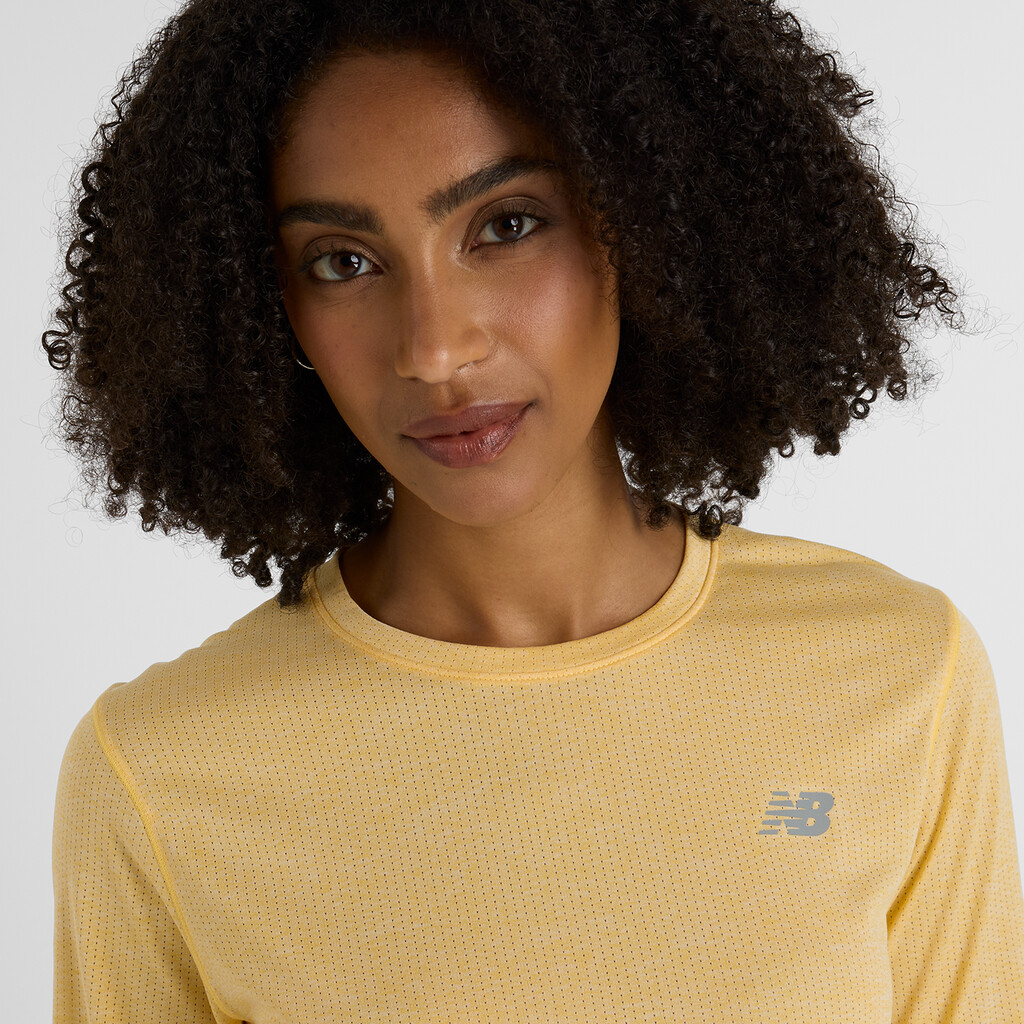 New Balance - W NB Athletics Long Sleeve - clementine heather