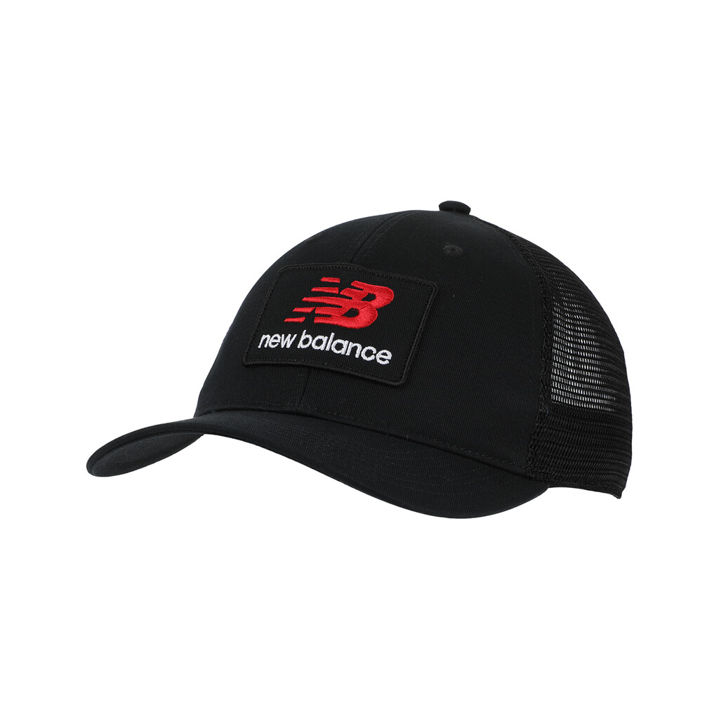 New Balance - Stacked Patch Logo Trucker - black