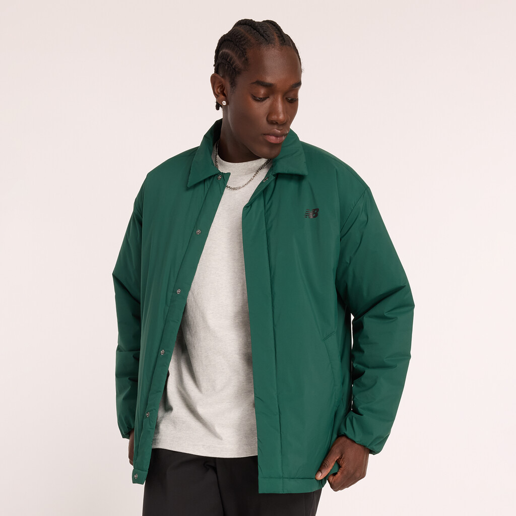 New Balance - Coaches Jacket - nightwatch green