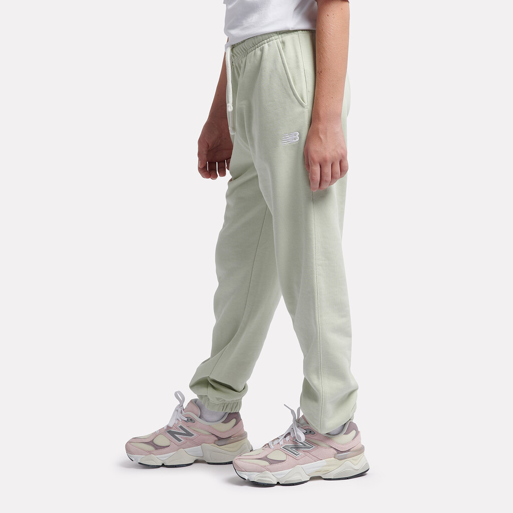 New Balance - G New Balance French Terry Small Logo Jogger - natural mint