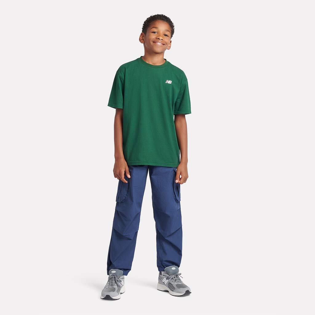 New Balance - B New Balance Jersey Small Logo Tee - nightwatch green