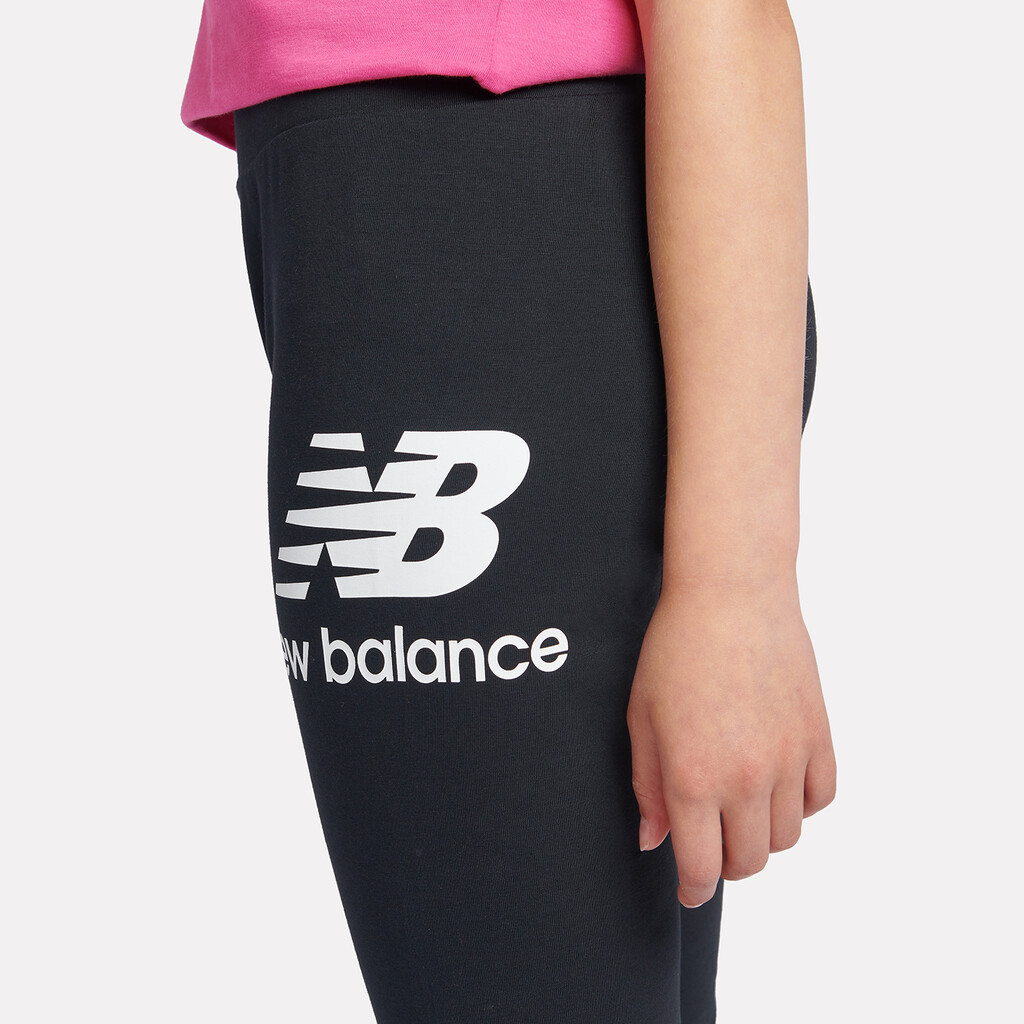 New Balance - G New Balance Stacked Logo Legging - nb caviar