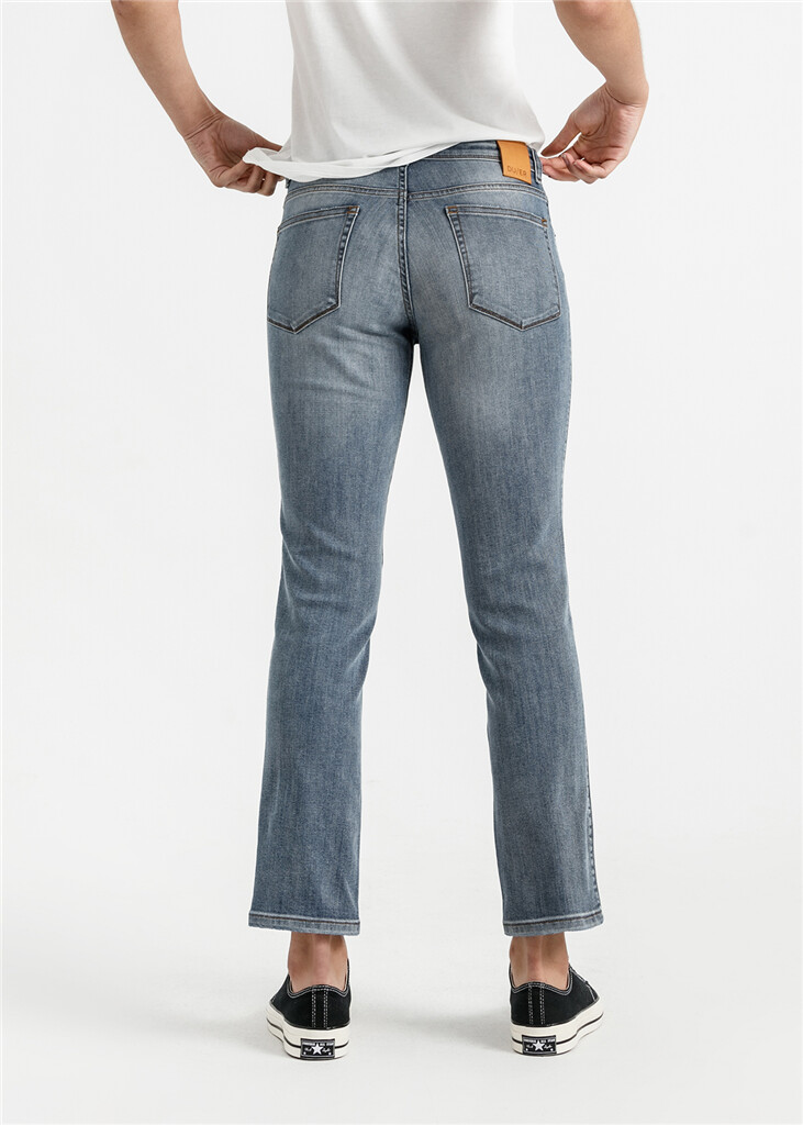 DU/ER - W Performance Denim Girlfriend Jean - Vintage Light Stone - vintage light stone