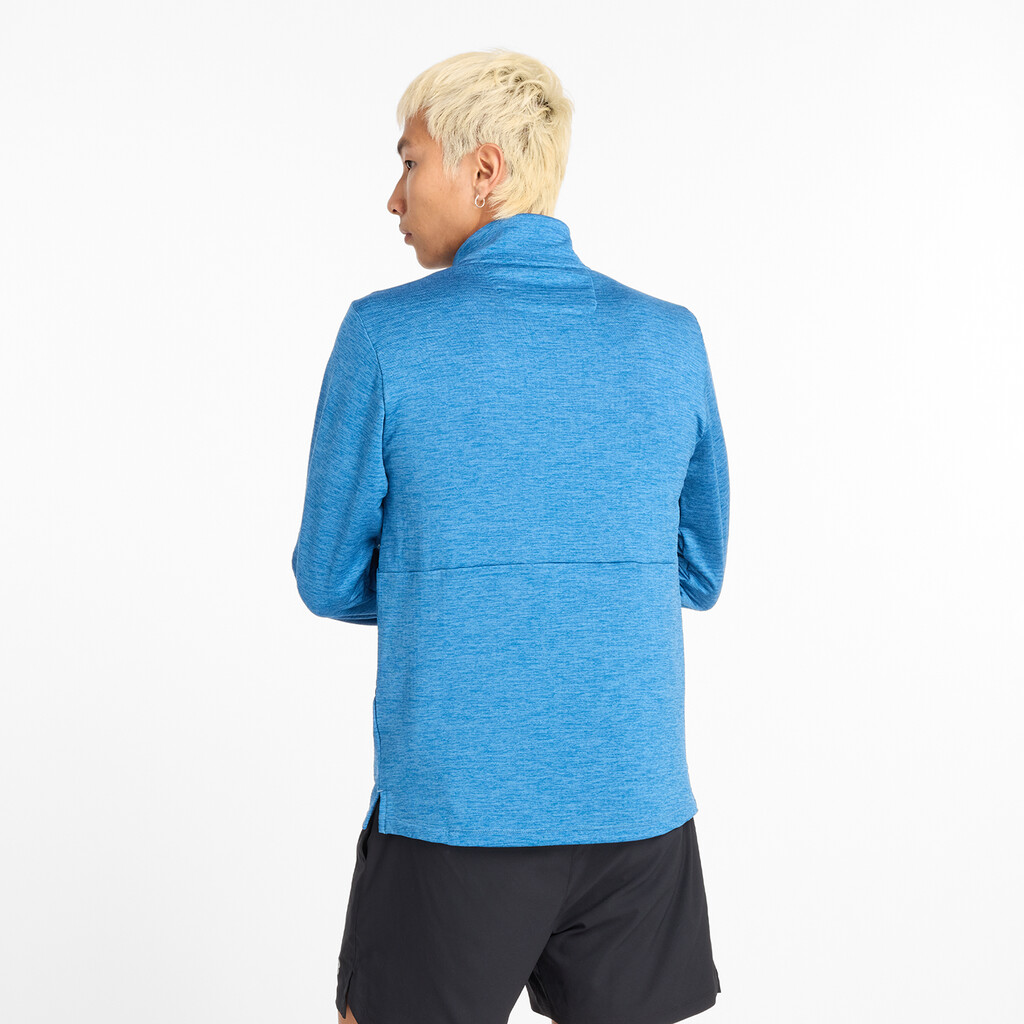 New Balance - Athletics Heat Grid 1/2 Zip - heron blue