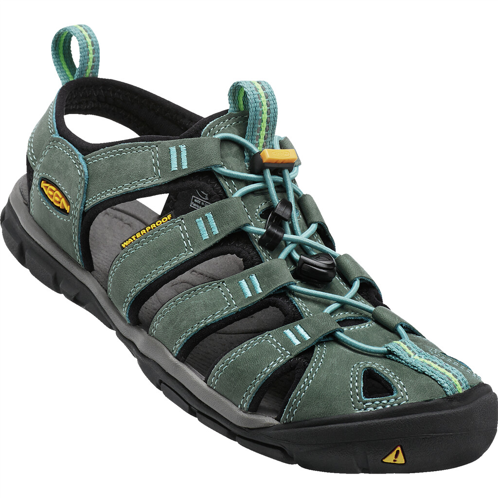 KEEN - W Clearwater CNX Leather - mineral blue/yellow