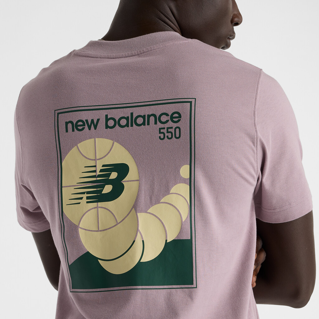 New Balance - New Balance 550 T-Shirt - ice wine