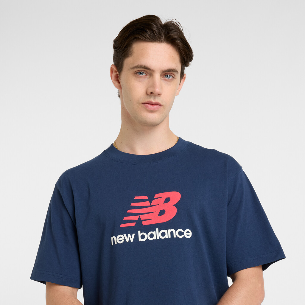 New Balance - Athletics Logo T-Shirt - nb navy