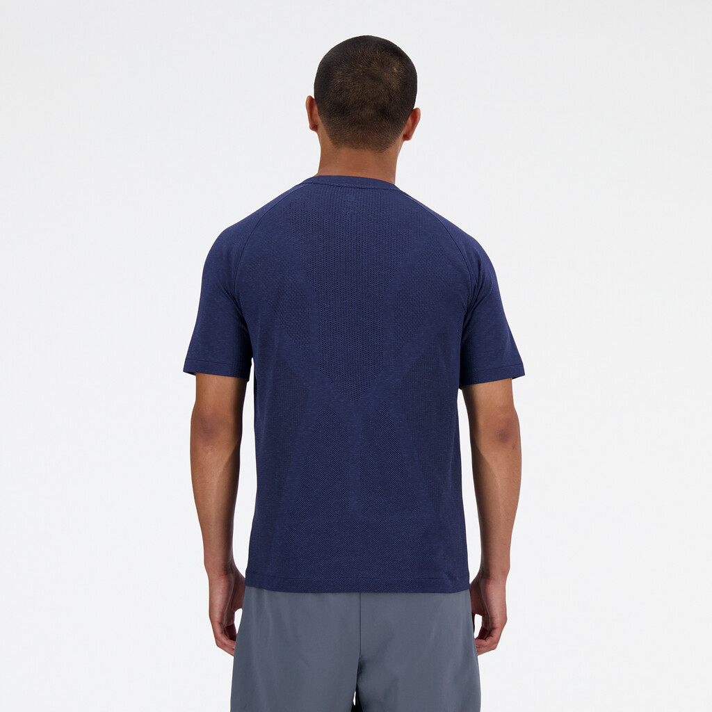 New Balance - NB Athletics Seamless T-Shirt - nb navy