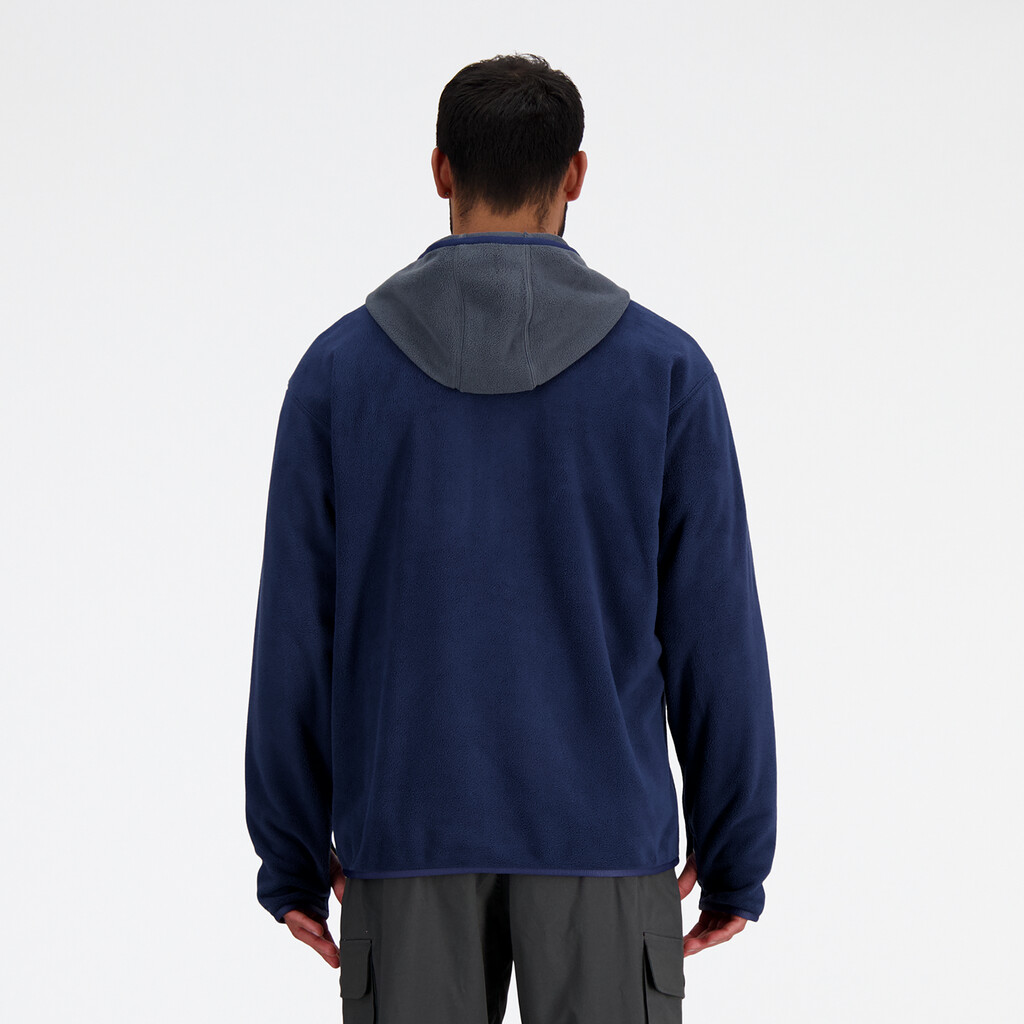 New Balance - Polar Fleece Hooded Jacket - nb navy