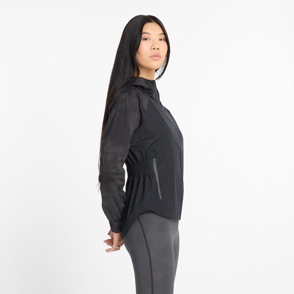 New Balance - W Reflective Woven Jacket - blacktop