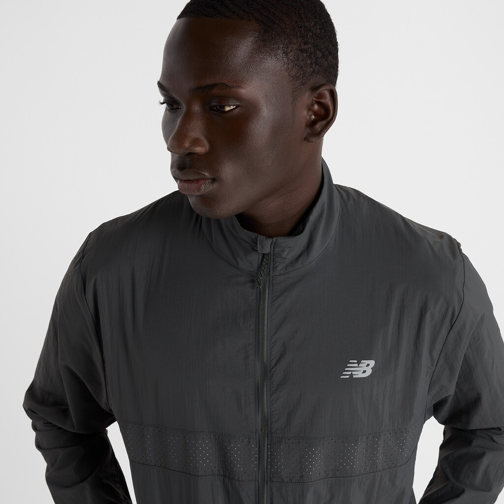 New Balance - Athletics Reflective Packable Jacket - blacktop