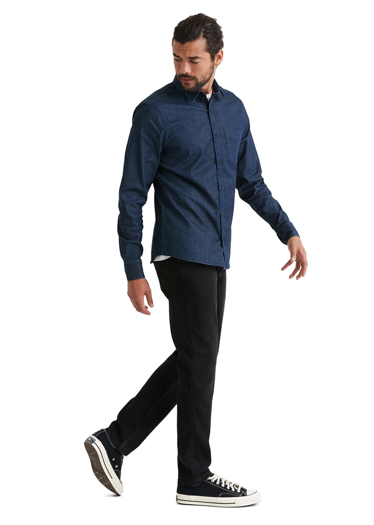 DU/ER - Performance Denim Shirt - Rinse - rinse