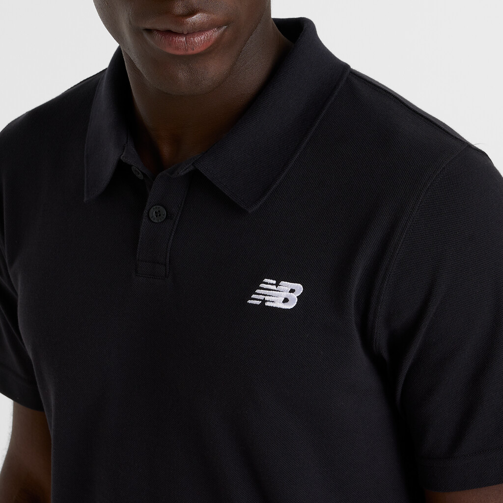 New Balance - Cotton Pique Polo - black