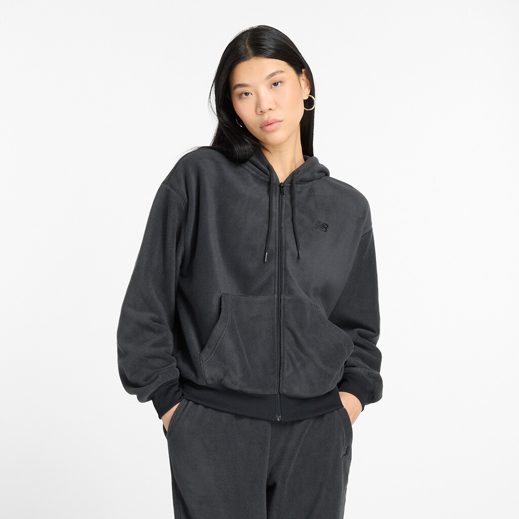 New Balance - W Polar Fleece Full Zip - black