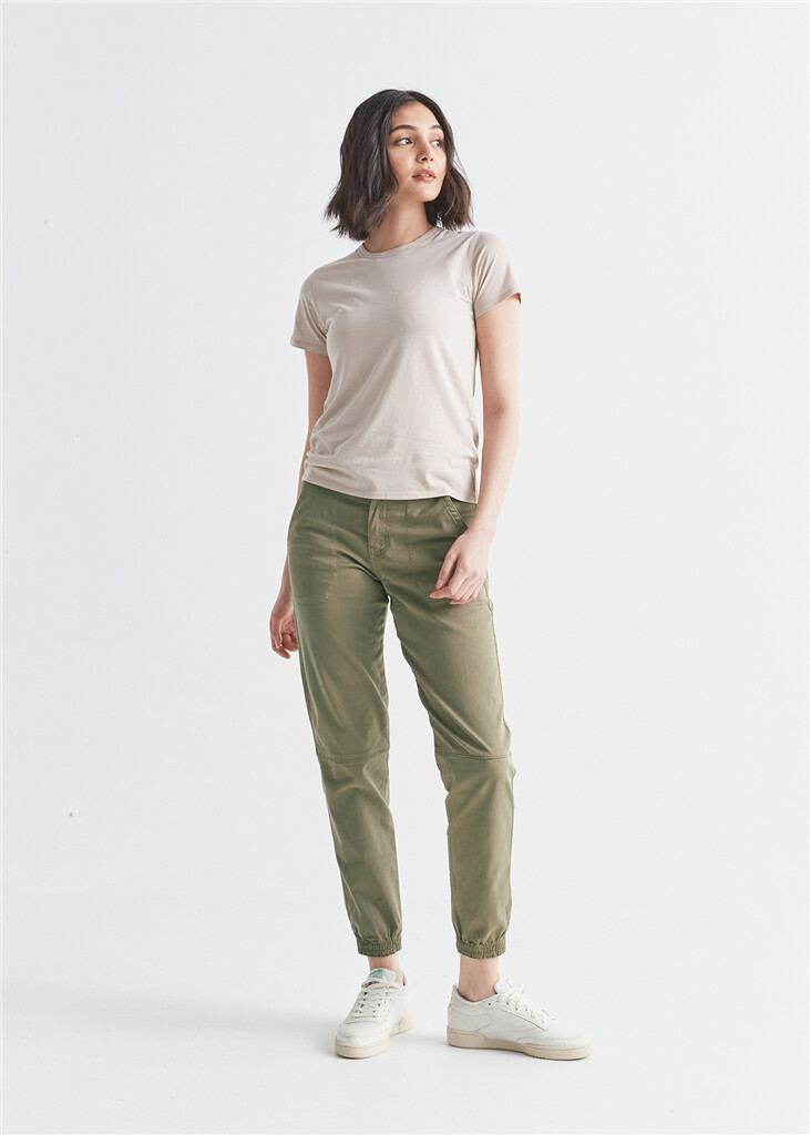 DU/ER - W Live Free High Rise Jogger - olive