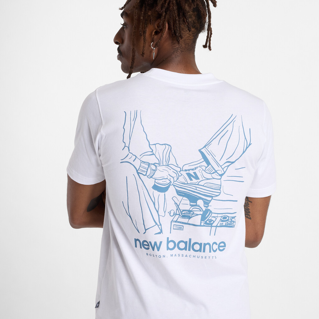 New Balance - New Balance Shine T-Shirt - white