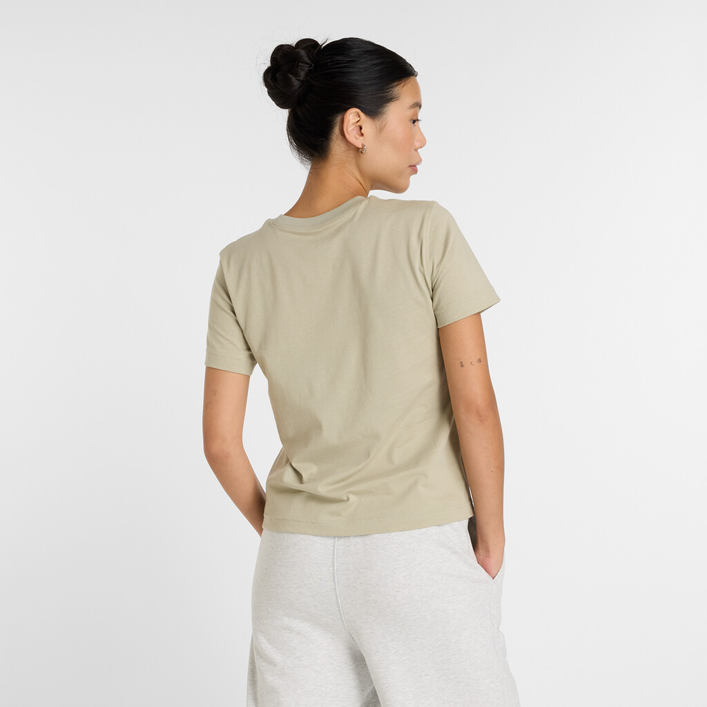 New Balance - W New Balance Jersey Small Logo T-Shirt - olivine