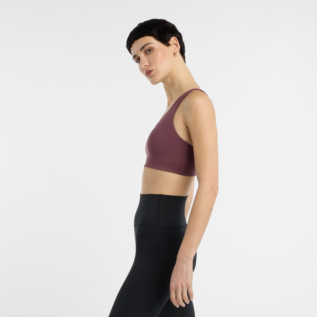 New Balance - W NB Define Train Bra - faded plum