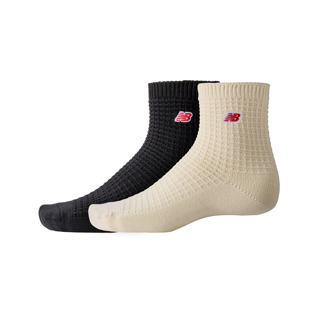 New Balance - Waffle Knit Ankle Socks 2 Pack - as4