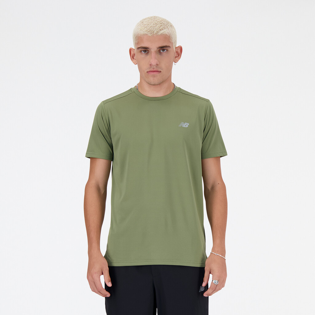 New Balance - Sport Essentials Run T-Shirt - dark olivine