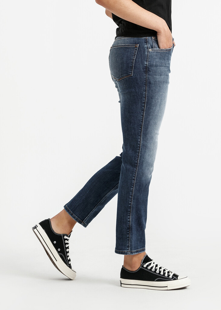 DU/ER - W Performance Denim Girlfriend Jean - Heritage Blue - heritage blue