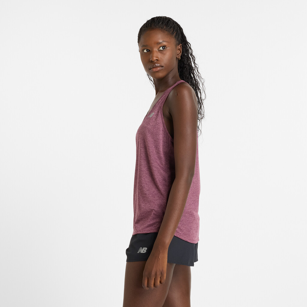 New Balance - W NB Athletics Tank - faded plum heather