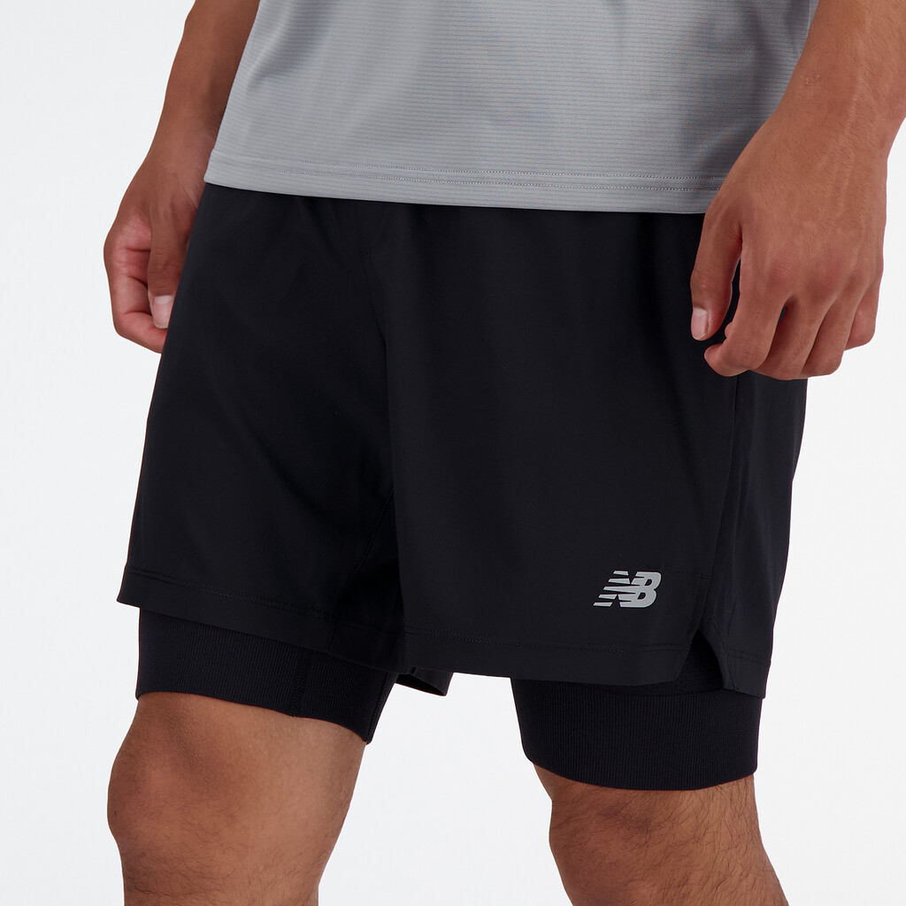 New Balance - AC Seamless Short 7 Inch Lined - black