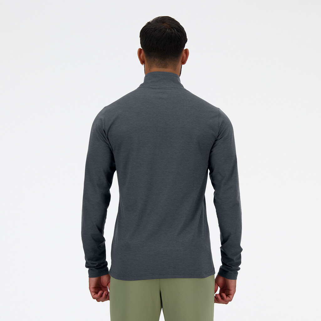 New Balance - Space Dye 1/4 Zip - graphite