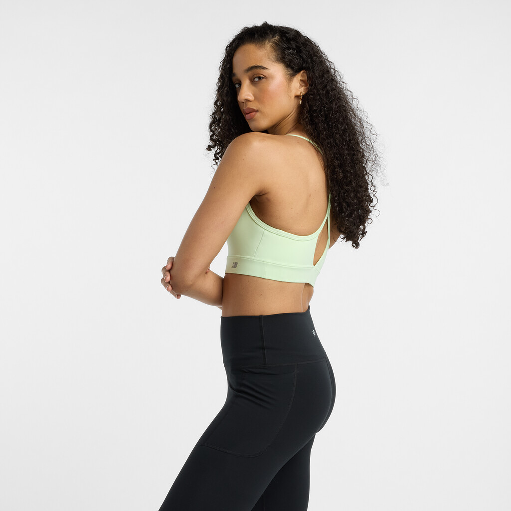 New Balance - W NB Essential Yoga Bra - melon water